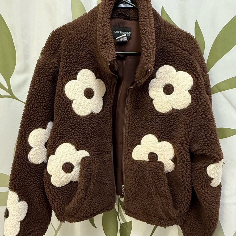 Brown Floral Jacket